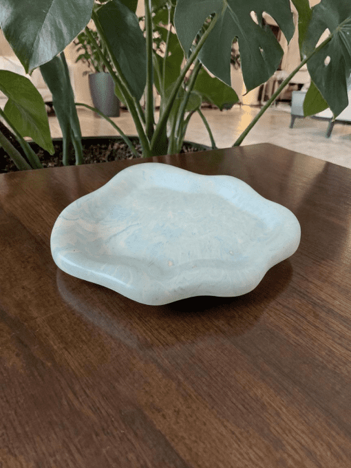 Plateau vide poche réalisé en Jesmonite