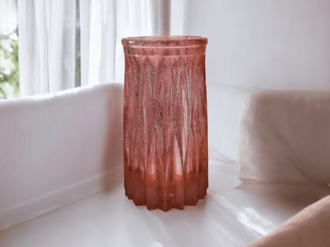 Grand vase en résine époxy