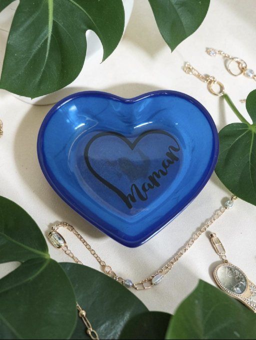 Coupelle à bijoux en forme de coeur